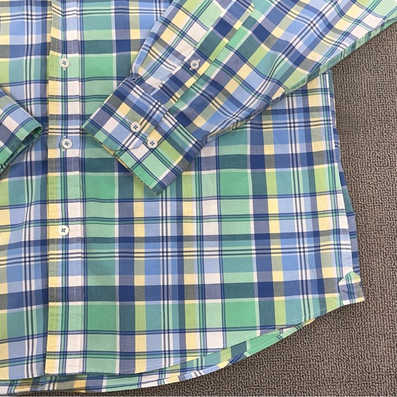 Southern Tide Shirt Large Button Up Plaid Long Sleeve Tailored Fit Preppy Men - Picture 7 of 15